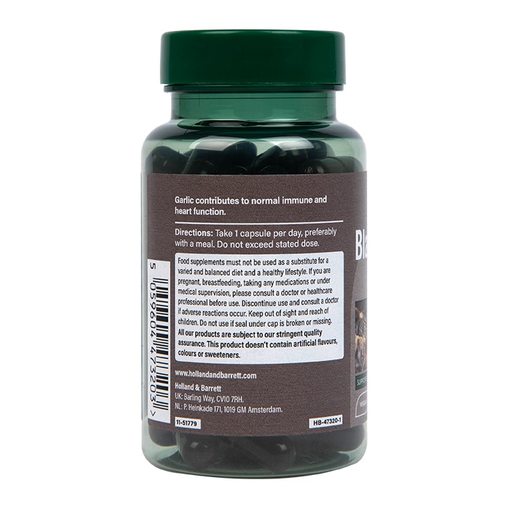 Holland & Barrett Black Garlic 6000mg 60 Capsules